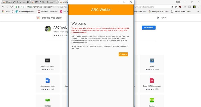 Android app for mac
